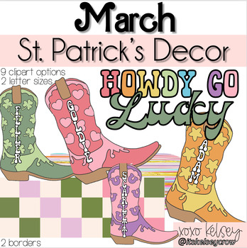 Preview of Howdy Go Lucky // St. Patrick's Day Decor