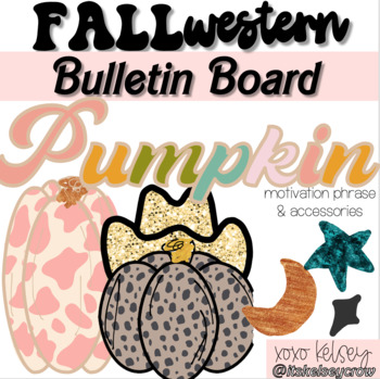 Howdy Pumpkin!! // Fall Bulletin Board by Kelsey Crow | TPT