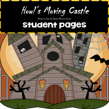 Preview of Howl's Moving Castle Work Pages and Creative Writing Pack