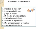 Hoy y manana - Using the present and future tenses