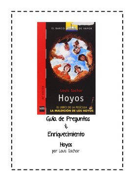 Preview of Hoyos (Holes Novel Study in Spanish)