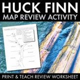 Huckleberry Finn Review Activity, Chart Huck Finn’s Advent
