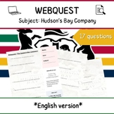 Hudson's Bay Company Webquest **English**- History and Explorers