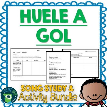 Preview of Huele a gol by Morat Spanish Song Study + Google Activities