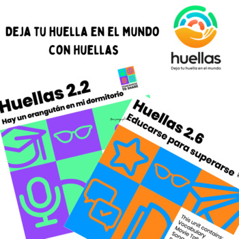 Preview of Huellas 2 Full Curriculum