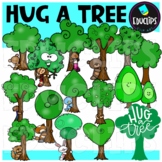 Hug A Tree Clip Art Set {Educlips Clipart}