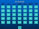 Huge American History Jeopardy Activity (Early 1600s - 1812)