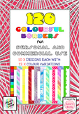 Huge Border Bundle: 120 Colorful transparent borders for c