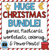 Huge Christmas Bundle! Games, Worksheets, PowerPoints, Fla