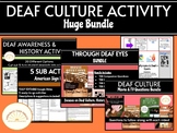 Huge Deaf Culture Activities Bundle - American Sign Language