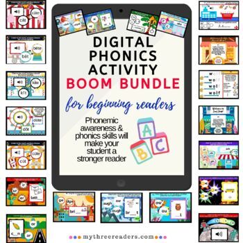 Preview of Phonics BUNDLE of Digital Games - 28 Activities Science of Reading Aligned