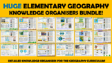 Huge Elementary Geography Knowledge Organizers Bundle!