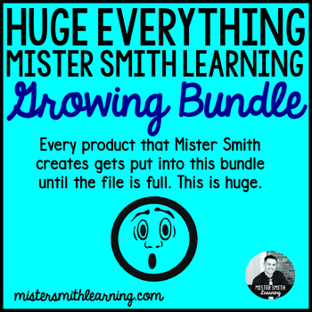 Huge Everything Mister Smith Learning- Growing Bundle