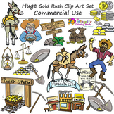 Gold Rush Clip Art - Westward Expansion - History