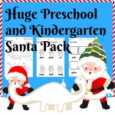 Preschool and Kindergarten Santa music, coloring and worksheets