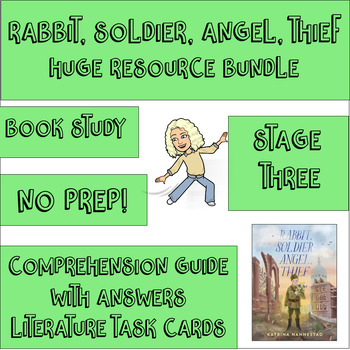 Preview of Huge Resource Bundle - Rabbit, Soldier, Angel, Thief - Student Book -Task Cards
