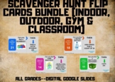 Huge Scavenger Hunt Flip Cards Bundle--Digital Google Slid