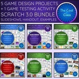 Video Game Design Bundle: 5 Projects +1 Game Testing Activ
