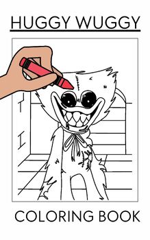 Preview of Huggy Wuggy Coloring Pages (x30 pages)