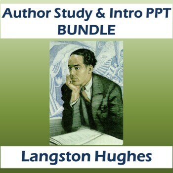 Preview of Hughes Author Study Bundle: Intro PPT, "Harlem," "I, Too," & "The Weary Blues"
