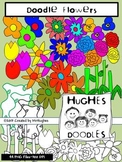 Flowers Clip Art- Hughes Doodles {Personal and Commercial Use}