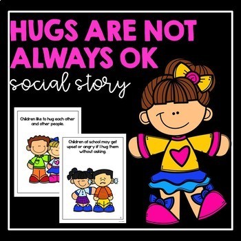 PECS/Boardmaker Hugging/Cuddling Social Story for Autism/ASD/ADHD/SEN/Aspergers 