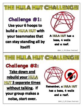 Preview of Hula Hut Challenge Cards!