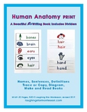 Human Anatomy Writing Print