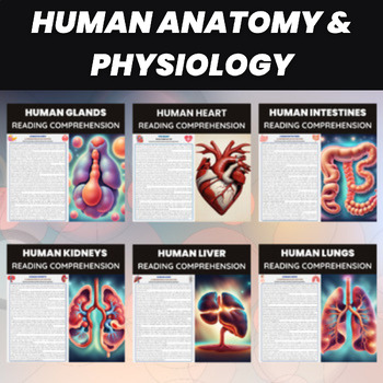 Preview of Human Anatomy and Physiology Reading Passages | Systems Organs and Biology