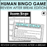 Human Bingo: Review Expectations After Break Edition