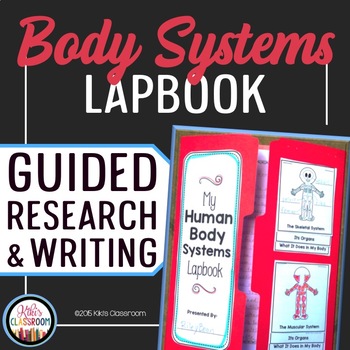 Preview of Human Body Lapbook - Body Systems Report - Informational Writing
