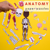 Human Body Anatomy Printable Puzzles