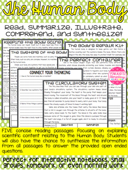 Human Body Articles: Circulatory System, Skin, Germs, Body Systems, & more!