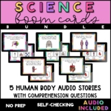 Human Body Audio Stories with Comprehension - Boom Card BUNDLE