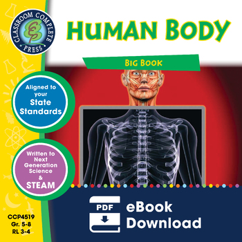 Preview of Human Body - BIG BOOK Gr. 5-8