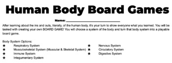 Preview of Human Body Board Game