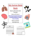 Human Body Book - Writing Booklet
