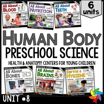 Preview of Human Body - Bundle of Preschool PreK Science Centers