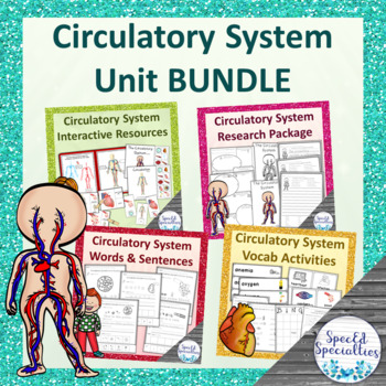 Preview of Human Body Circulatory System Unit BUNDLE