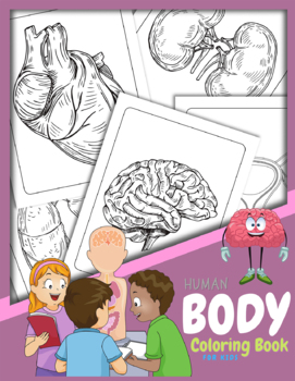 Preview of Human Body Coloring Book for Kids