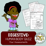 Human Body - Digestive System Quiz Pack