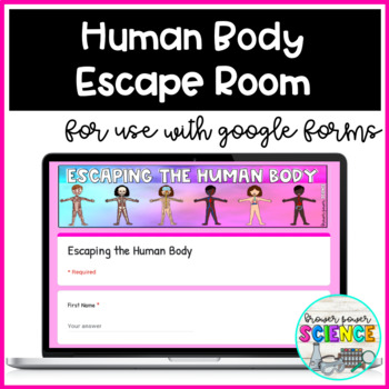 Preview of Human Body Digital Escape Room