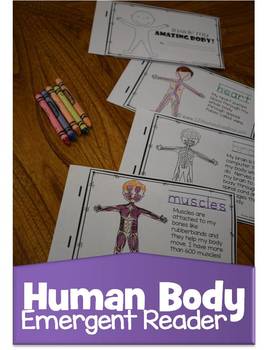 Preview of Human Body Emergent Reader