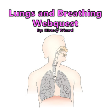 Preview of Human Body: Lungs and Breathing Webquest
