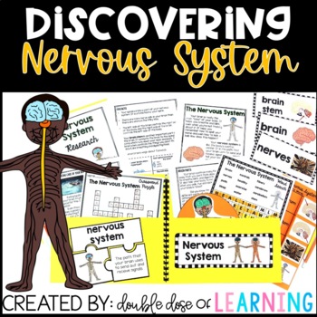 Preview of Human Body: Nervous System Research Unit with PowerPoint