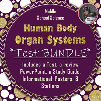 Preview of Human Body Systems Assessment Bundle: Test, Study Guide, and Review Materials