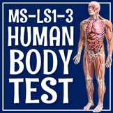 Human Body Organ Systems Test Assessment Middle School NGS