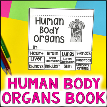 Preview of Human Body Organs Activity - The Human Body Flipbook - Parts of the Body
