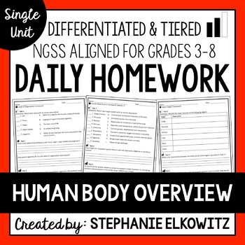 Human body homework help