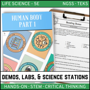 Preview of Human Body Part 1 - Demos, Labs, and Science Stations